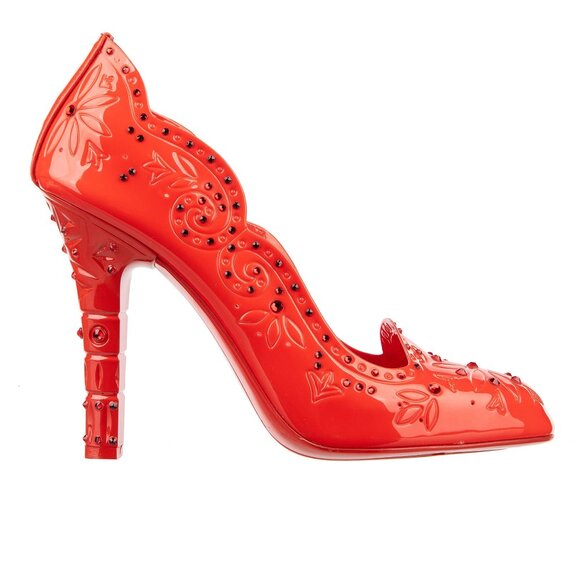 Dolce & Gabbana - Cinderella PVC Crystals Pumps Red 39 9 - Picture 1 of 5